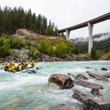 White water rafting in BC